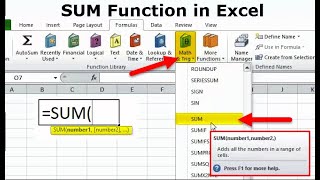 Master sum formulae in excel simple and easy