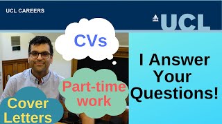 Careers Q&A: Cover Letters, CVs & Part-Time Jobs  |  CareersLab