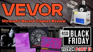 Vevor Ultrasonic Record Cleaner Review + RSD Black Friday 2024 Vinyl Haul Pt. 2 | Vinyl Community
