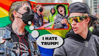 I Got Attacked at an Anti-Trump Protest!