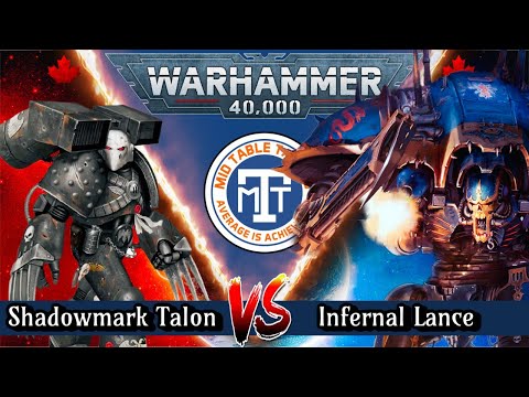 Warhammer 40k Battle Report: Chaos Knights VS Raven Guard