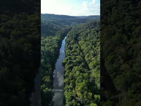 📍Arroyo del Medio | Campo Ramón, Misiones #misiones #rutasypaisajes #drone #arroyos #nature #dji