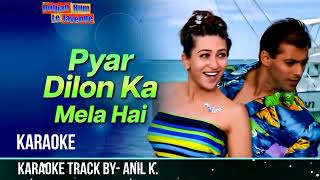 Download lagu Pyar Dilon Ka Mela Hain l Dulhan Hum Le Jayenge l Karaoke with Scrolling Lyrics mp3