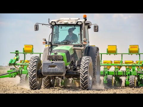 SOY SEEDING 2018 | Deutz Fahr TTV 420 + Sfoggia Sigma 5 - 12 rows