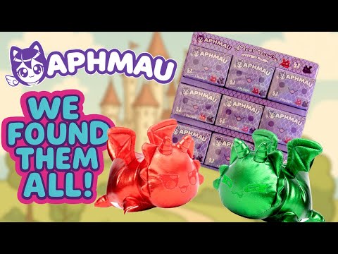 All of them! | Aphmau MeeMeows Mystery Plush Gemstone Dragons | Opening a full box!