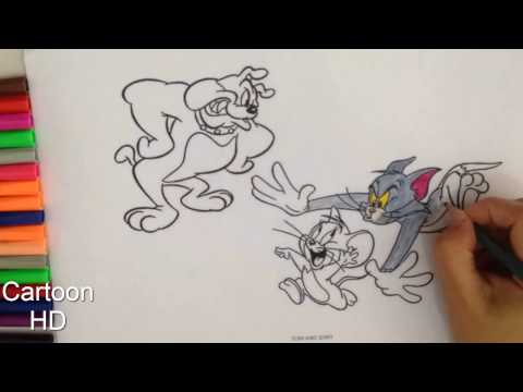 Tom and Jerry Coloring Page For Kids - Cartoon HD #96 ✔