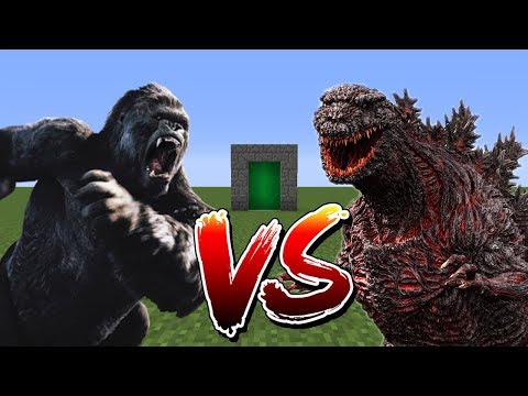 Minecraft Mod - Godzilla VS King Kong