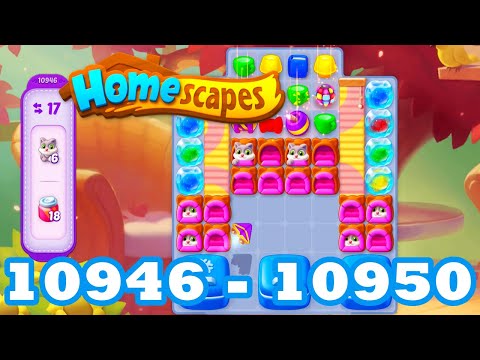 Homescapes Level 10946 - 10950 HD 3 - match puzzle Gameplay | android | IOS | 10947 | 10948 | 10949