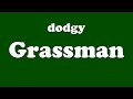 Dodgy - Grassman (karaoke)