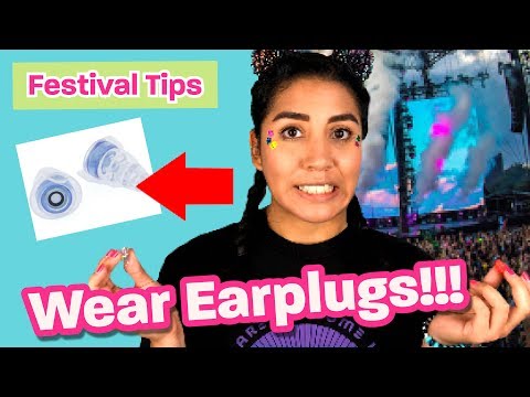 Music Festival Tips: WEAR  EARPLUGS!!!