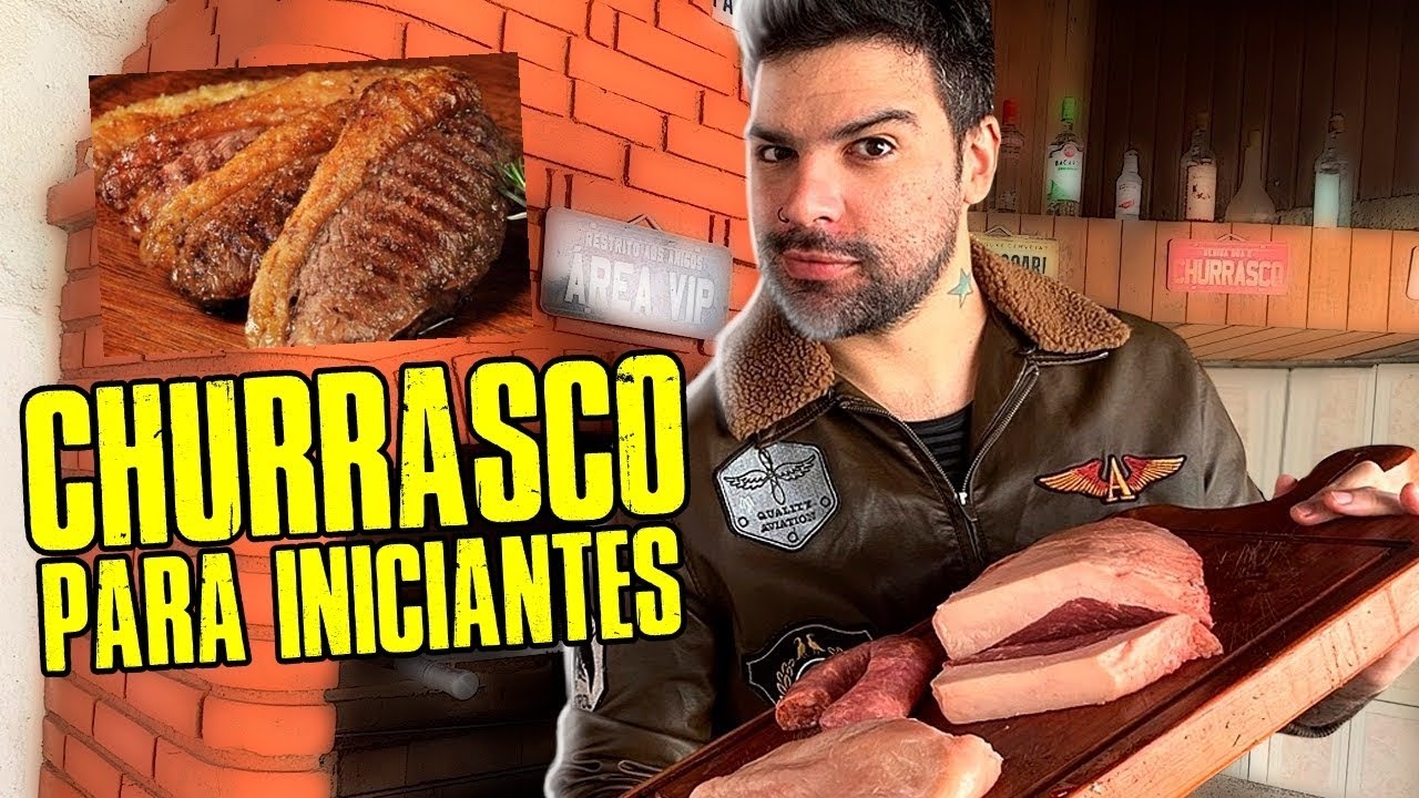 Como Fazer SEU PRIMEIRO CHURRASCO! (Aprenda acender CHURRASQUEIRA)