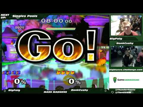 Mass Madness 20 SSBM - BigFoig (Falco) vs. BonkCushy (Pikachu) - Melee Pools