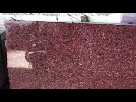 About the ruby red granite slab