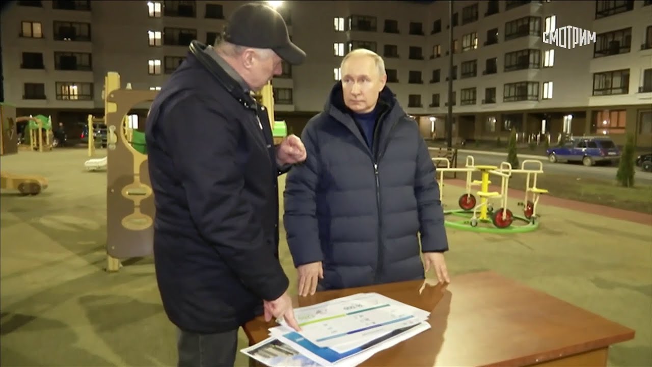 Putin besuchte die Krim und den Donbass