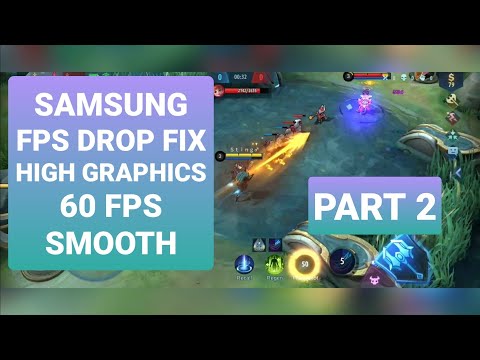How to Fix FPS drop in Mobile Legends part 2 ( ANY SAMSUNG DEVICES ) 2021