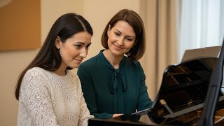 She wanted private piano lessons… but fell in love with her teacher | Lesbian Love