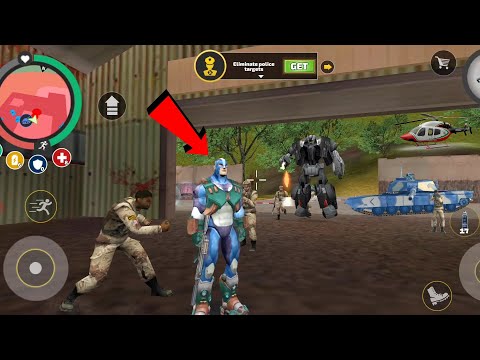 Rope Hero: Vice Town (Rope Hero on Army Base) Rope Hero on Secret Warehouse - Android Gameplay HD