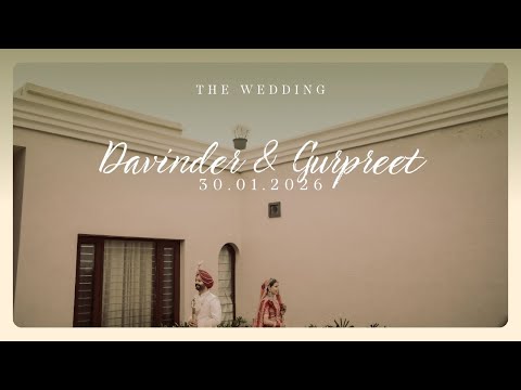 Same Day Edit Wedding Highlight 2026 || Davinder + Gurpreet  || Amrit photography