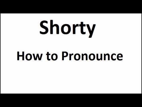 How to pronounce Shorty||How to say Shorty||Shorty Pronunciation||ABDictionary