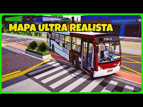 🟢Proton Bus Simulator Mapa SP Área 7 Fictício V3 | Linha 675A-10 | Mods | PBS