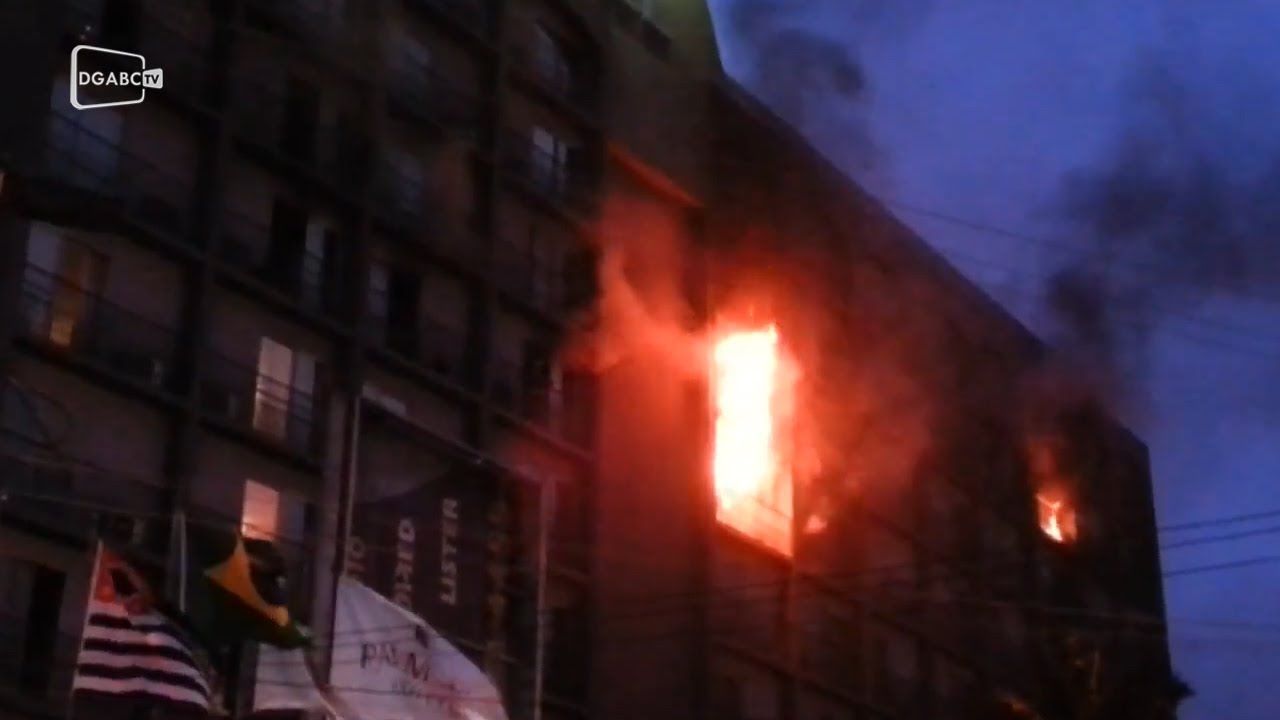 Incêndio em hotel são-bernardense foi criminoso, afirma polícia; veja vídeo