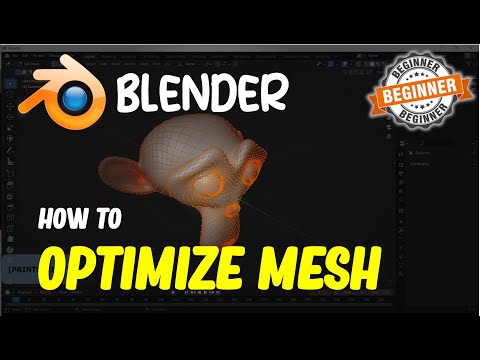 Blender How To Optimize Mesh