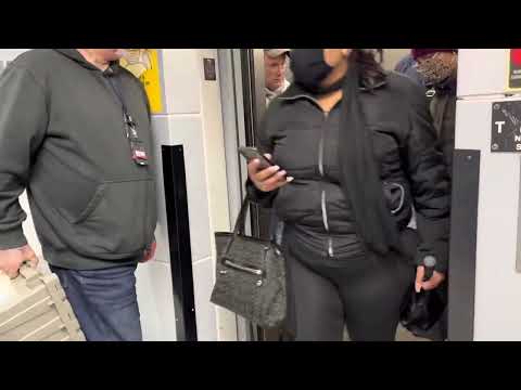 Westinghouse elevator at the Stamford train station Stamford Connecticut ￼