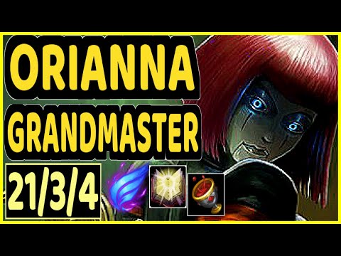 TINOWNS (ORIANNA) - 21/3/4 KDA GAMEPLAY - BR Ranked GRANDMASTER