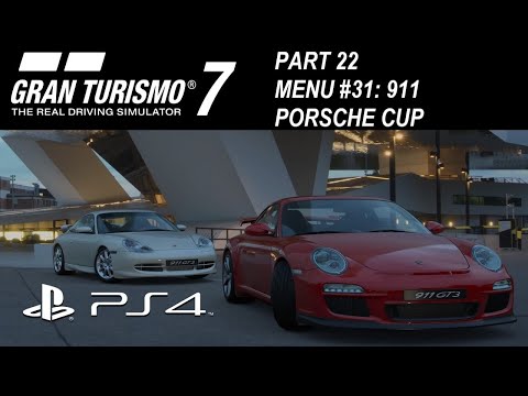 Gran Turismo 7 (PS4) - Walkthrough 100% Part 22 - Menu #31: 911 | Porsche Cup