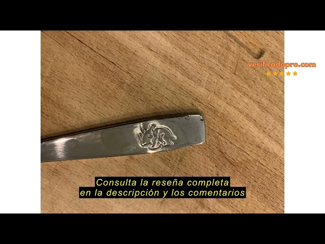 Vídeo relacionado con 9 Cubiertos Infantiles,Cubiertos Acero Inoxidable,Cubiertos de Dinosaurios Para Niños,3 Forchetta, 3 Cucchiai, 3 Coltelli Seghettati para Niños Hogar y la Escuela