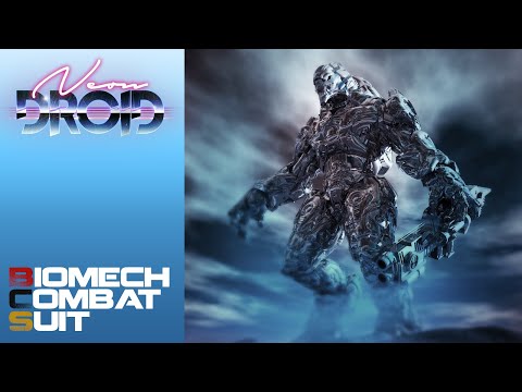 The Neon Droid - Biomech Combat Suit [CINEMATIC HD VIDEO]