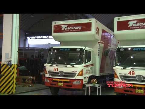 MITSUI ENTREGA 10 CAMIONES HINO A TOSCANO CARGO EXPRESS