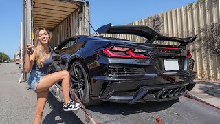 Taking Delivery of the NEW Corvette Z06! (First Drive + Launching)