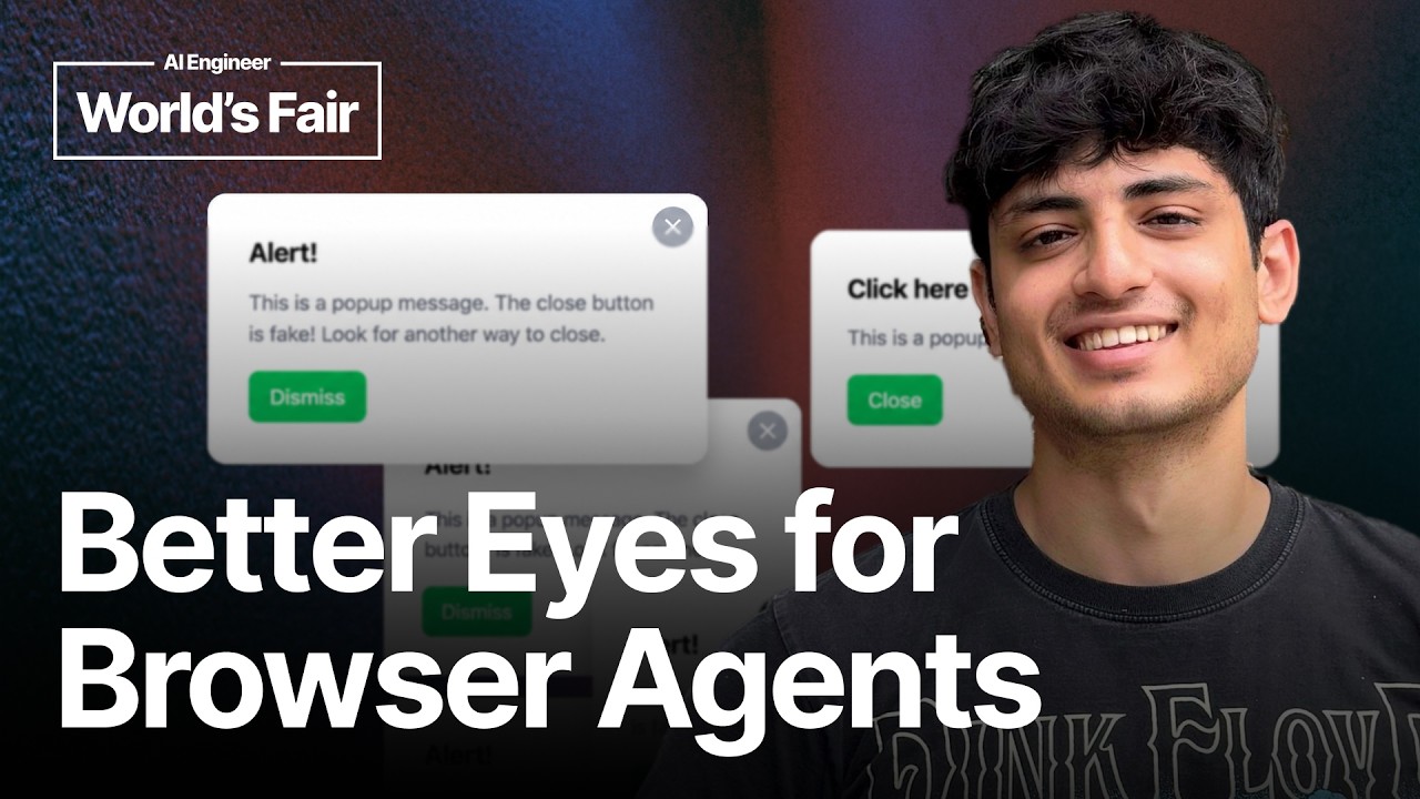 Browser Agents Need Better Eyes, Not Models - AI Engineer