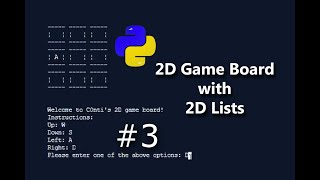 How To Create a Game Board with 2D Lists in Python 3