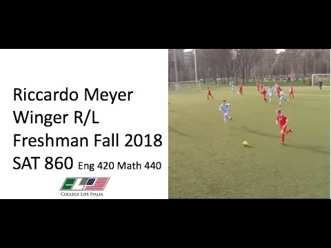 Riccardo Meyer Winger R/L Freshman Fall 2018 SAT 860