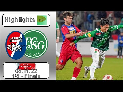 Highlights: AC Arbedo Castion vs FC St.Gallen (08.11.2022)