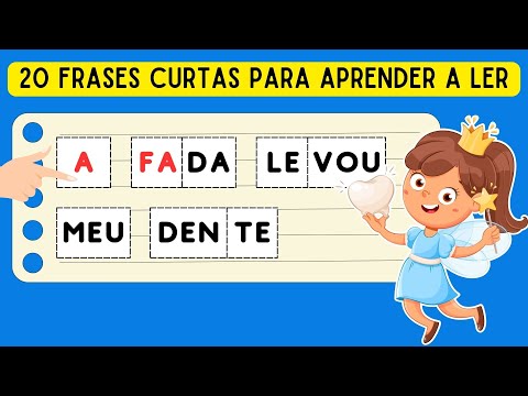 Frases curtas para aprender a ler | Aprendendo a ler e escrever | Ensinando meu filho