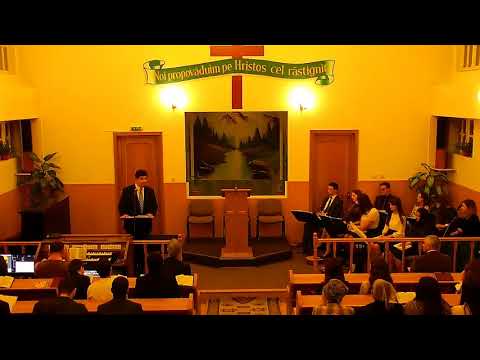 Dan Botica, pastor la Biserica Crestina Baptista Emanuel Oradea si orchestra Bisericii Crestine Bapt