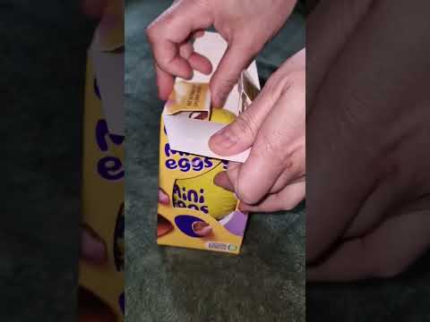 Cadbury Mini eggs inside #shortfeed #easter #shorts
