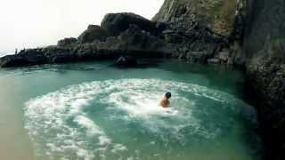 preview picture of video 'Paradise | Praia Grande cliff jumping'
