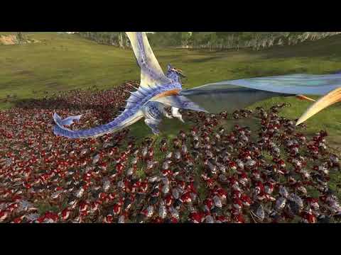 Stardragon vs 2280 Clanrats - Total War: Warhammer 2