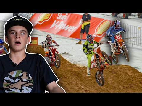 Tate Reed’s First Supercross Races! CR22 85cc Cup AUS SX