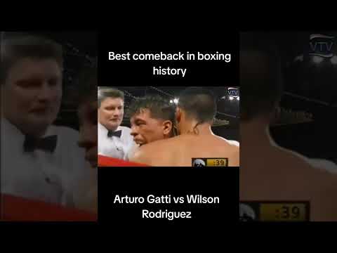 Arturo Gatti vs Wilson Rodriguez/ the best comeback win in boxing history
