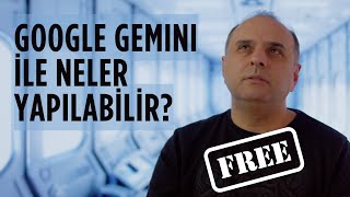 Google Gemini ile Kod Bilmeden Ücretsiz Yapay Zeka Uygulaması Geliştirin! ⚡️💬