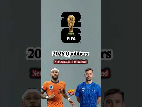 Netherlands 4-0 Finland | FIFA World Cup Qualifiers 2026 | Update #football #shorts #netherlands