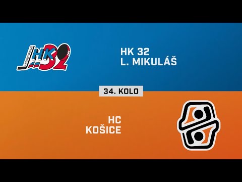 34. kolo: HK 32 Liptovský Mikuláš - HC Košice 3:2 pp (HIGHLIGHTY)