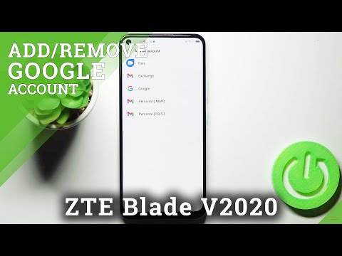 How to Add and Remove Google Account in ZTE Blade V2020 – Manage Google Accounts