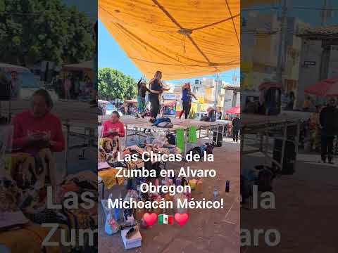 Las Chicas de la Zumba en Alvaro Obregon Michoacán México! ♥️🇲🇽♥️ #michoacán #viajeros #baile #zumba