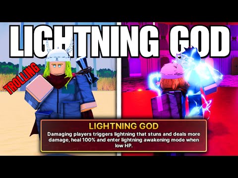Trolling with MYTHIC LIGHTNING GOD as THOR in INK GAME (Roblox)